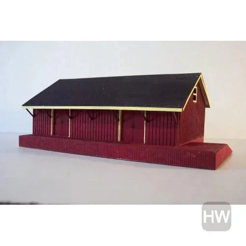 HO Osborn Freight Shed 1028 - Osborn Model Kits