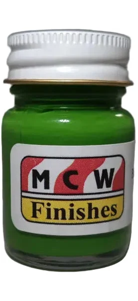 MCW Finishes Burlington Northern Light Green Enamel Paint 1/2oz Jar - TRN1004E