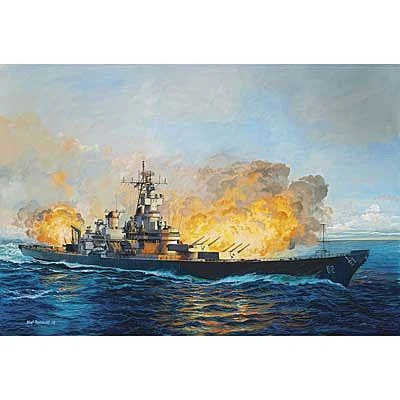 Revell 1/350 Battleship USS New Jersey 1982 Platinum Plastic Model Kit - Revell Germany