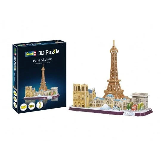 Revell Paris, France Skyline 3D Foam Puzzle (114pcs) - Revell Germany