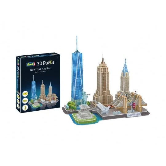 Revell New York, USA Skyline 3D Foam Puzzle (123pcs) - Revell Germany