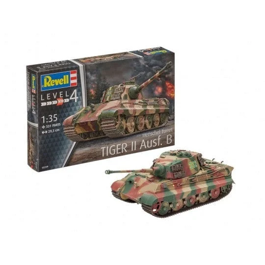 Revell 1/35 Tiger II Ausf B Tank w/Henschel Turret - Revell Germany