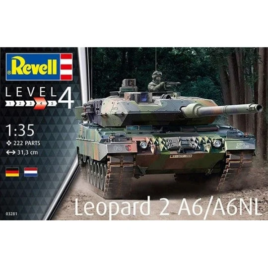 Revell 1/35 Leopard 2A6/A6NL Tank - Revell Germany