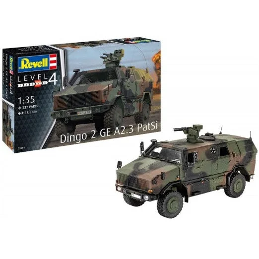 Revell 1/35 Dingo 2 GE A2.3 PatSi Armored Vehicle - Revell Germany