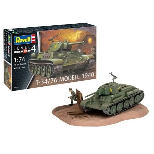 Revell 1/76 T34/76 Model 1940 Medium Tank - Revell Germany