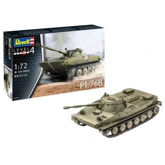 Revell 1/72 PT76B Amphibious Tank - Revell Germany