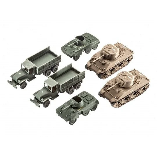 Revell 1/144 WWII US Army Vehicles (6 different) - Revell Germany