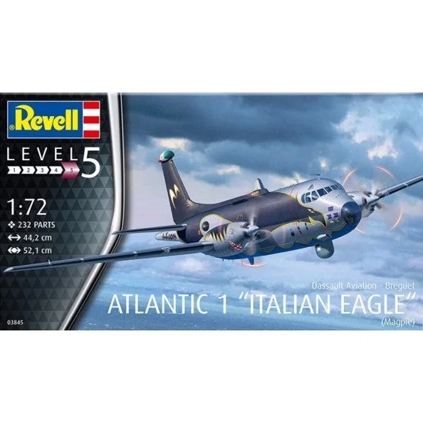 Revell 1/72 Breguet Atlantic 1 Italian Eagle Recon Aircraft - Revell Germany