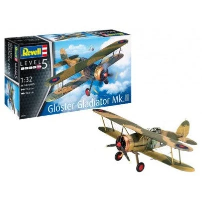Revell 1/32 Gloster Gladiator Mk II BiPlane Fighter - Revell Germany