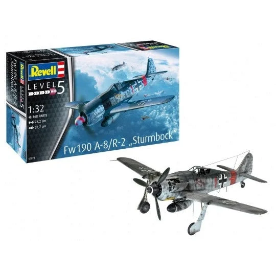 Revell 1/32 Fw190A8/R2 Sturmbock Fighter - Revell Germany