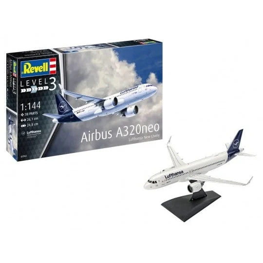 Revell 1/144 Airbus A320 Neo Lufthansa Airliner - Revell Germany