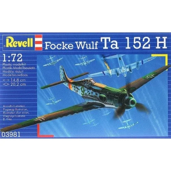 Revell 1/72 Focke Wulf Ta152 H Fighter - Revell Germany