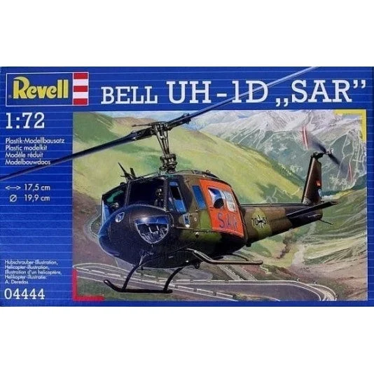 Revell 1/72 Bell UH1D SAR Helicopter - Revell Germany
