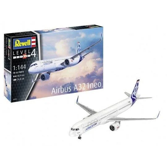 Revell 1/144 Airbus A321neo Airliner Model Kit - Revell Germany