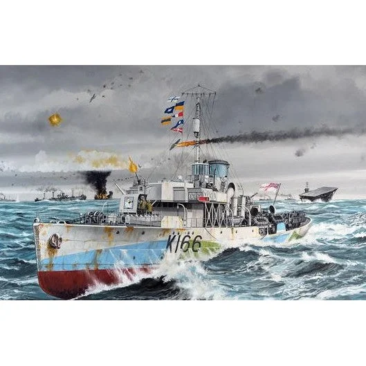 Revell 1/144 HMCS Snowberry Flower Class Corvette WWII Escort Warship - Revell Germany
