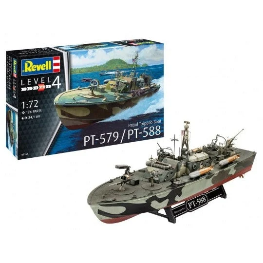 Revell 1/72 PT579/588 Patrol Torpedo Boat - Revell Germany