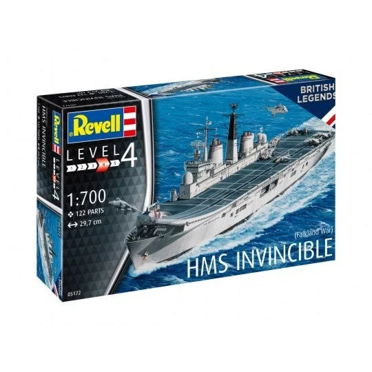 Revell 1/700 HMS Invincible Aircraft Carrier Falklands War - Revell Germany