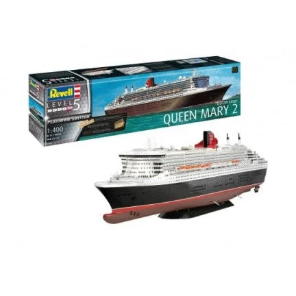 Revell 1/400 Queen Mary II Ocean Liner Platinum Limited Edition - Revell Germany