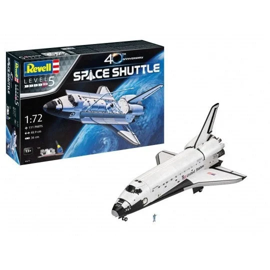 Revell 1/72 Space Shuttle 40th Anniversary w/paint & glue - Revell Germany