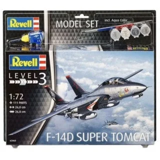 Revell 1/72 F14D Super Tomcat Fighter w/paint & glue - Revell Germany