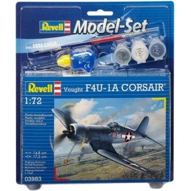 Revell 1/72 F4U1A Corsair Fighter w/paint & glue - Revell Germany