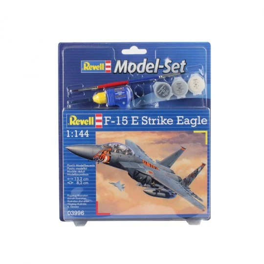 Revell 1/144 F15E Strike Eagle Fighter/Attacker w/paint & glue - Revell Germany