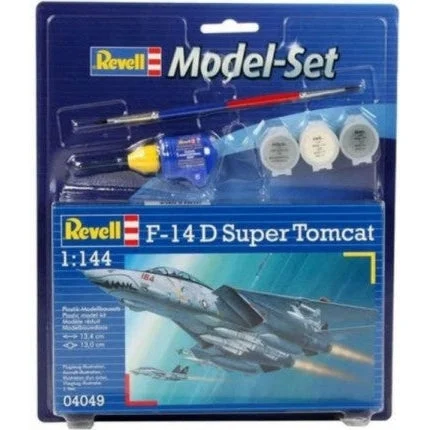 Revell 1/144 F14D Super Tomcat Fighter w/paint & glue - Revell Germany