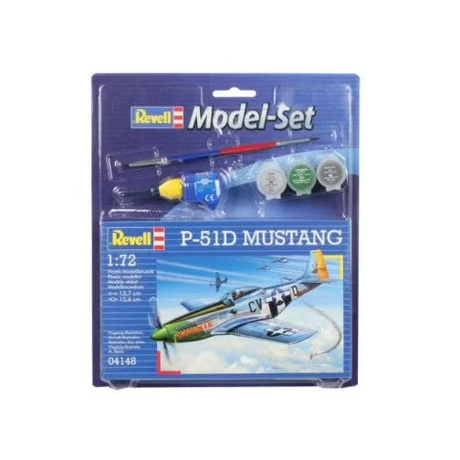 Revell 1/72 P51D Mustang Fighter w/paint & glue - Revell Germany