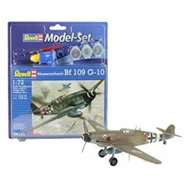 Revell 1/72 Messerschmitt Bf109G10 Fighter w/paint & glue - Revell Germany