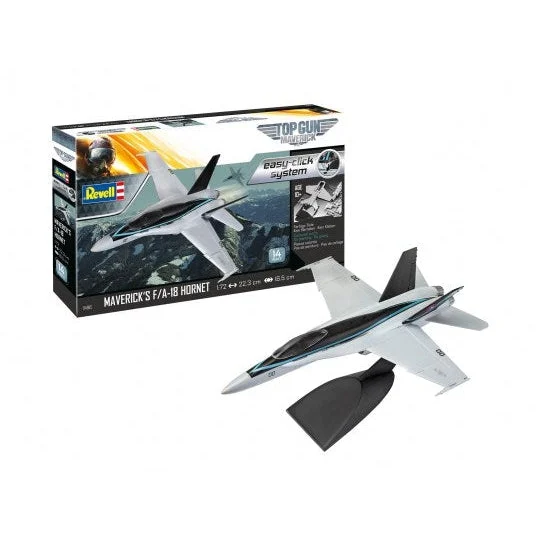 Revell 1/72 Top Gun Maverick: F/A18 Hornet Aircraft (Snap) w/paint - Revell Germany