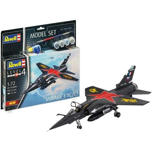Revell 1/72 Mirage F1C/CT Interceptor Fighter w/paint & glue - Revell Germany