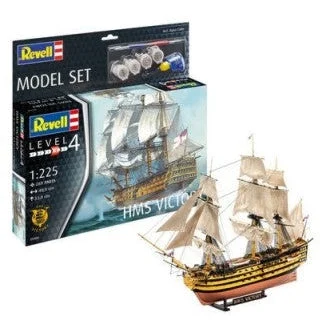 Revell 1/225 HMS Victory Sailing Ship w/paint & glue - Revell Germany