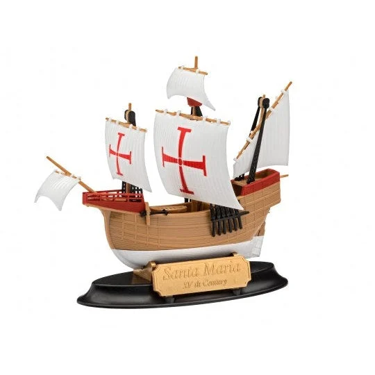 Revell 1/350 Santa Maria Sailing Ship (Snap) w/paint & glue - Revell Germany