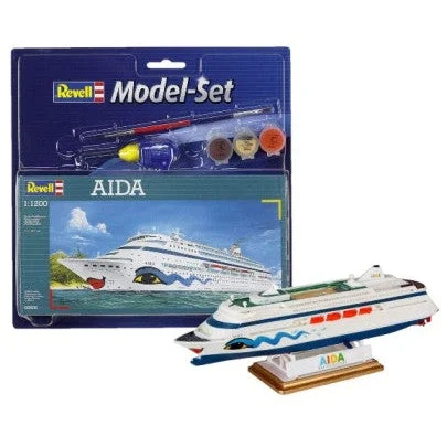 Revell 1/1200 Aida German Cruise Liner w/paint & glue - Revell Germany