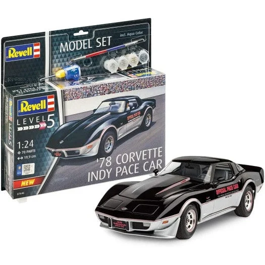Revell 1/24 1978 Corvette Indy Pace Car w/paint & glue - Revell Germany