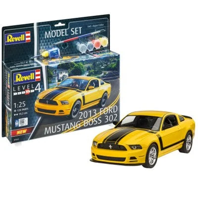Revell 1/25 2013 Ford Mustang Boss 302 Car w/paint & glue - Revell Germany