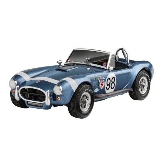 Revell 1/25 1962 Shelby Cobra 289 Car w/paint & glue - Revell Germany