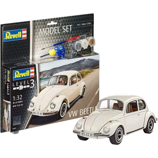 Revell 1/32 VW Beetle Car w/paint & glue - Revell Germany