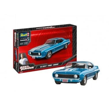 Revell 1/25 Fast & Furious 1969 Chevy Camaro Yenko Car w/paint & glue - Revell Germany