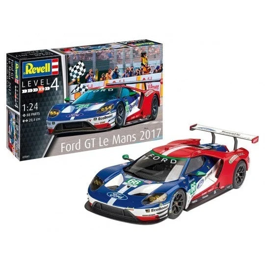 Revell 1/24 Ford GT LeMans 2017 Race Car w/special Cartograf decals - Revell Germany