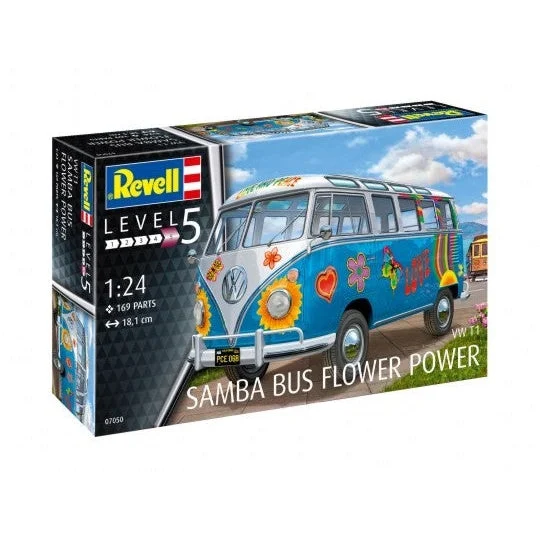 Revell 1/24 VW T1 Samba Flower Power Bus - Revell Germany