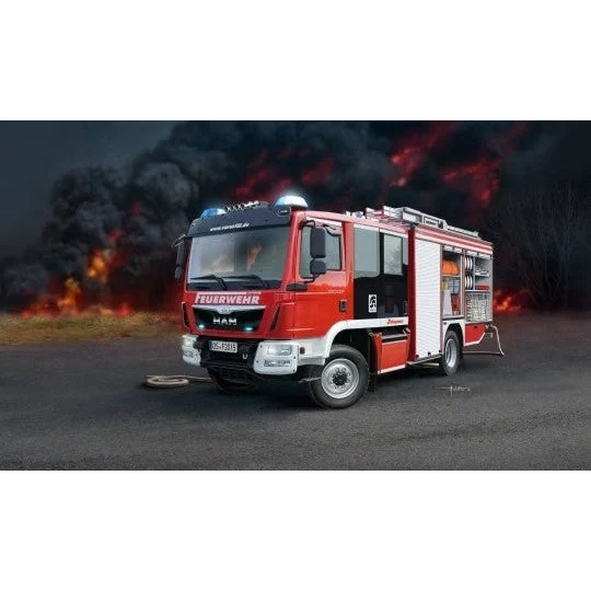Revell 1/24 MAN TGM/Schlingmann HFL20 Varus 4x4 Fire Engine Truck - Revell Germany