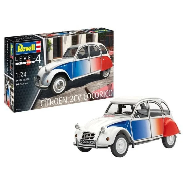 Revell 1/24 Citroen 2CV Cocorico Car - Revell Germany