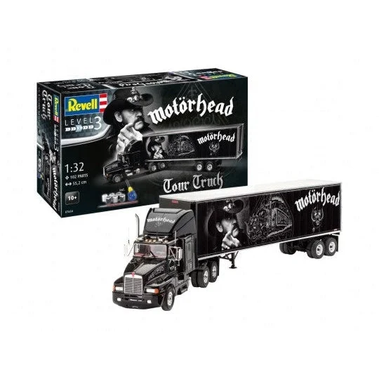 Revell 1/32 Motorhead Rock Band Tour Tractor Trailer w/paint & glue - Revell Germany