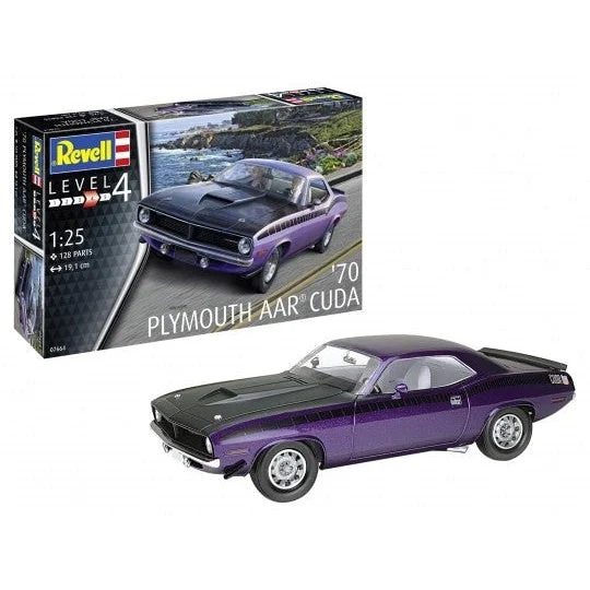 Revell 1/25 1970 Plymouth AAR Cuda Car - Revell Germany