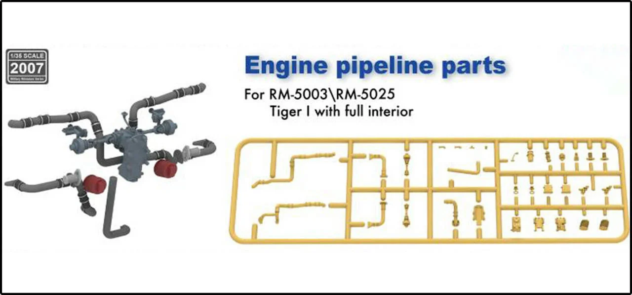 Ryefield 1/35 Ryefield Model Engine Plumbing Pipeline Tiger I