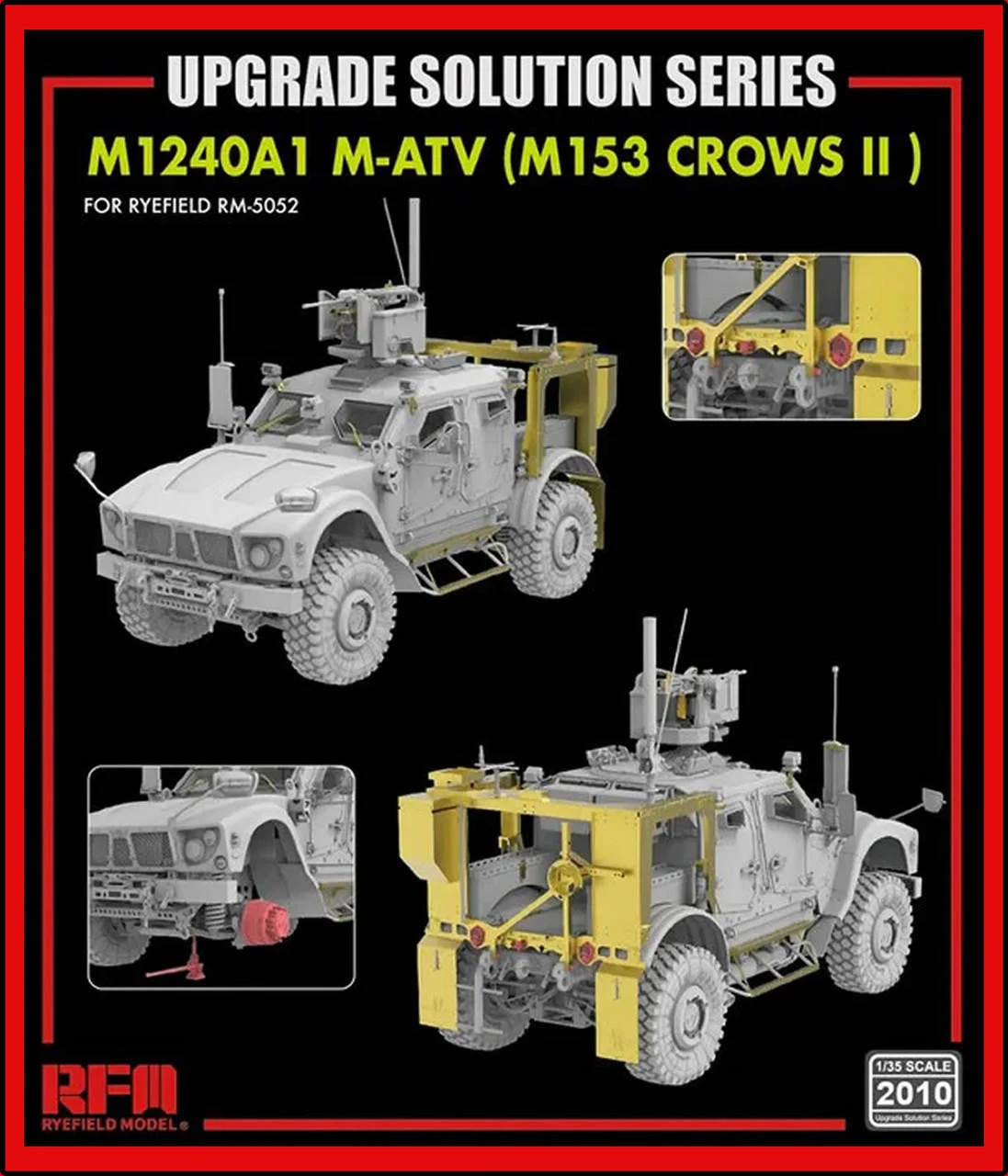 Ryefield 1/35 Ryefield Model Upgrade Set for 5052 M12040A1 M-ATV