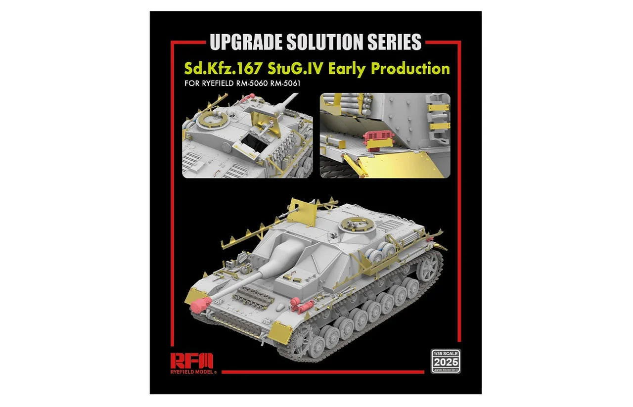 Ryefield 1/35 Ryefield Model Upgrade set for 5060&5061 StuG.IV Early Production