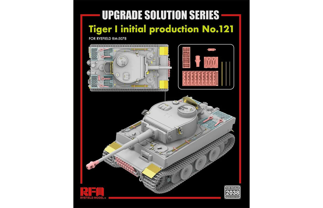 Ryefield 1/35 Ryefield Model Upgrade set for 5078 Sd.KfZ.181Tiger I initial production