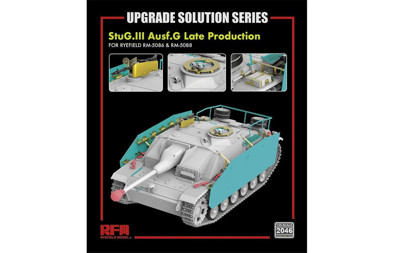 Ryefield 1/35 Ryefield Upgrade set for 5086 5088 StuG.III Ausf.G Late